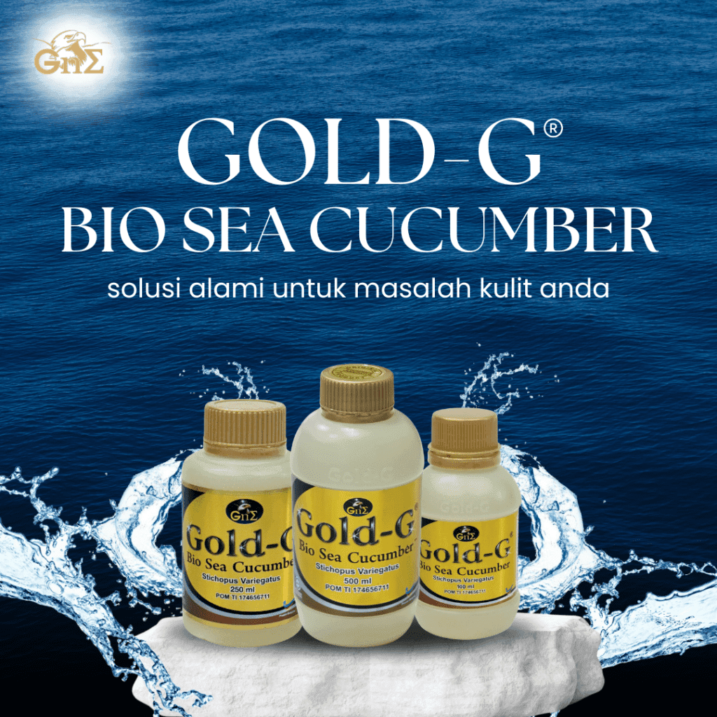 Gold-g jelly gamat obat alami untuk atasi penyebab jerawat di pipi