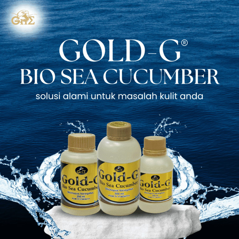 Gold-g jelly gamat obat alami untuk atasi penyebab jerawat di pipi